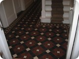 Entrance hallway to ground floor property in Hove.