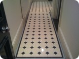 Entrance hall incorporating underfloor heating using Original Style tiles in Hove.